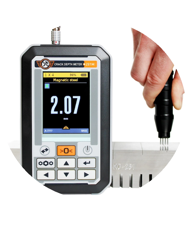 Crack depth meter 281M-C electro potential